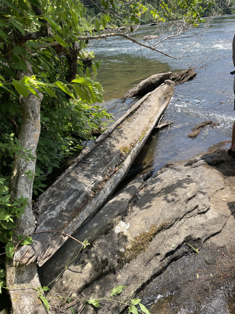 Native american deals canoe found