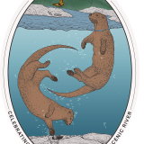 River Otters Sticker - 50th Anniversary Commemorative